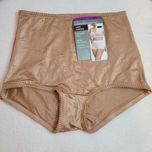 Underscore Satin Light Control Everyday Brief Panty Size XXL